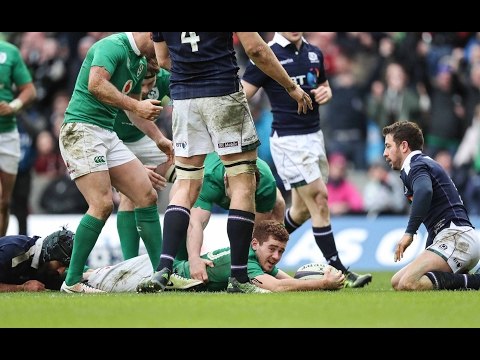 Jackson scores try after fantastic line break! | RBS 6 Nations