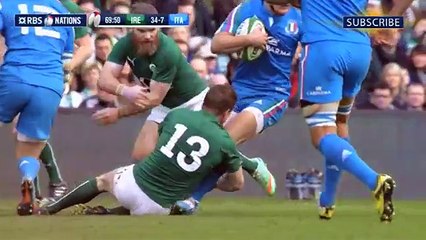 Brian O'Driscoll Brilliance & Great Send Off - RBS Man of the Match - Ireland v Italy 8th March 2014