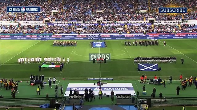Scottish Anthem - Italy v Scotland 22nd February 2014
