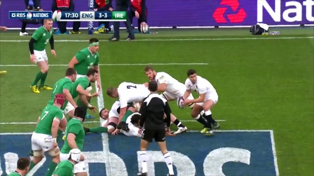Maro Itoje runs hard in first start for England! | RBS 6 Nations