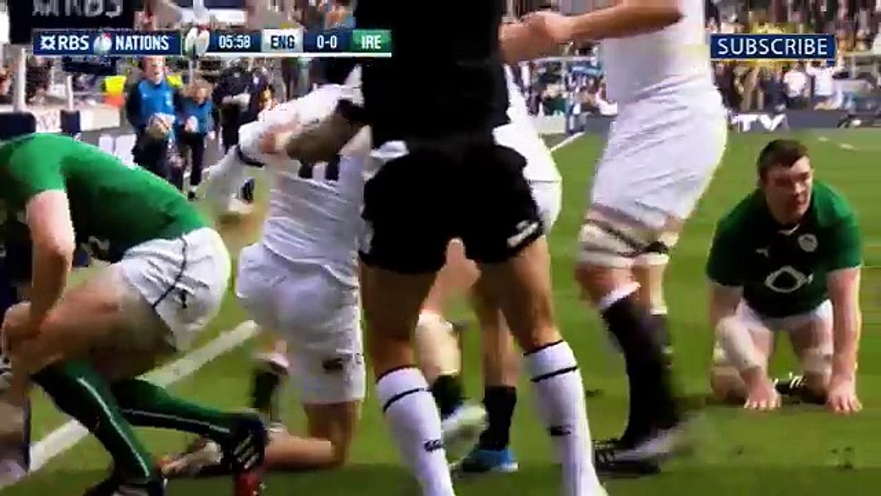 England v Ireland - First Half Highlights 22nd February 2014