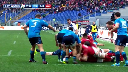 Webb comes within inches of scoring a try after great break! | RBS 6 Nations