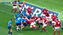 Slick pass from Parisse leads to first Italian try!  | RBS 6 Nations