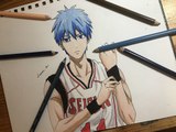 Speed Drawing Anime How to Draw Tetsuya from Kuroko no Basket