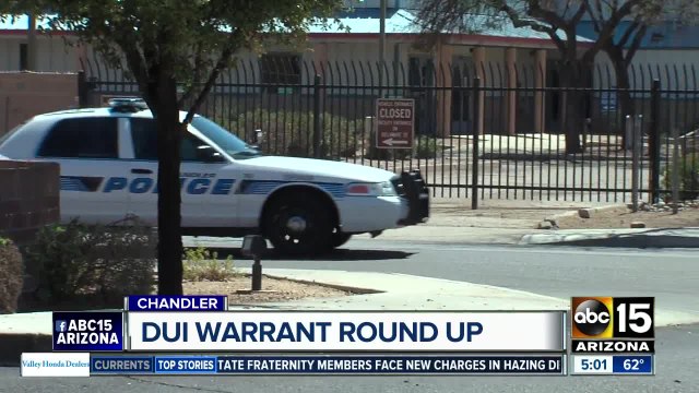 Chandler police cracking down on DUI offenders