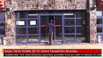 Kayıp Tarihi Kitabe 20 Yıl Sonra Tesadüfen Bulundu