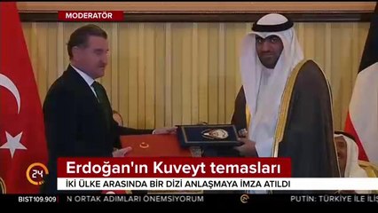 Erdoğan'ın Kuveyt temasları