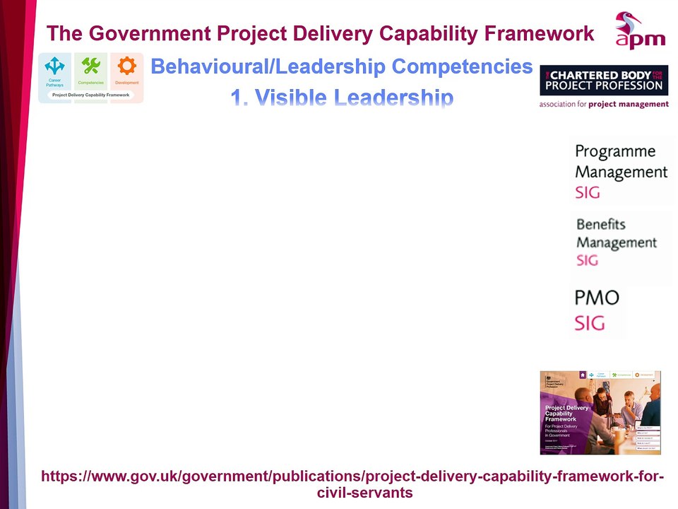 PDCF: Behaviour & leadership: 1. Visible leadership