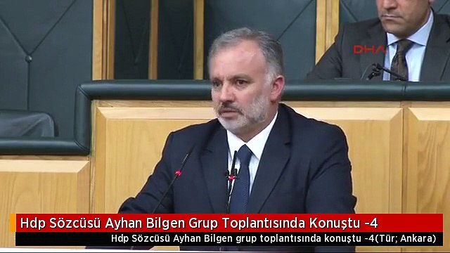 Hdp Sözcüsü Ayhan Bilgen Grup Toplantısında Konuştu -4
