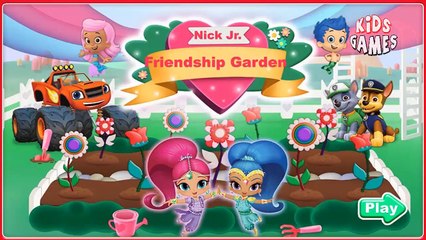 Nickelodeon Games to play online 2017 ♫Friendship Garden Adventure♫ Kids Games