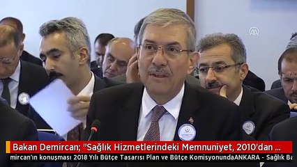 Bakan Demircan: "Sağlık Hizmetlerindeki Memnuniyet, 2010'dan Beri İstediğimiz Trendi Göstermiyor"