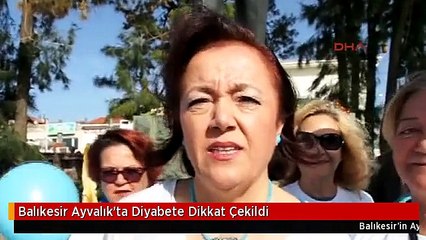 Balıkesir Ayvalık'ta Diyabete Dikkat Çekildi