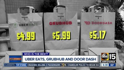 Uber Eats, Grubhub, Door Dash: which is cheapest, most reliable?
