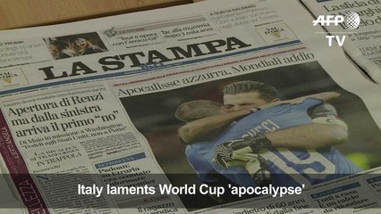 Italy laments World Cup 'apocalypse'