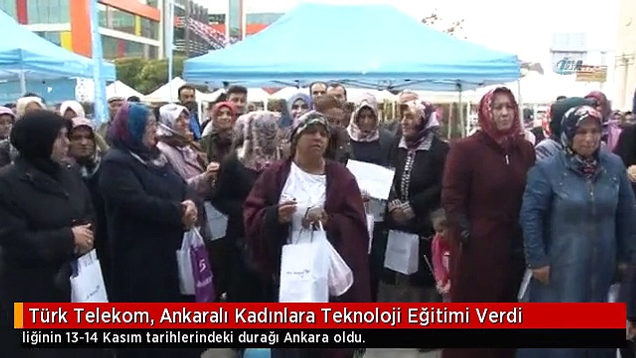Türk Telekom, Ankaralı Kadınlara Teknoloji Eğitimi Verdi