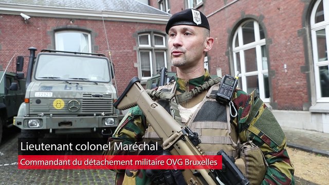 Nouvelle organisation des patrouilles militaires à Bruxelles