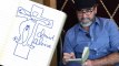 Éric Cantona dessine pour Le HuffPost : Il a bien ri en essayant de nous l'expliquer