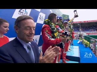 The 83rd Edition of the 24 Hours of Le Mans Podium - LMGTE-Pro Category