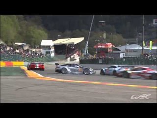 Porsche 911 RSR spin out - WEC 6 Hours of Spa-Fracorchamps