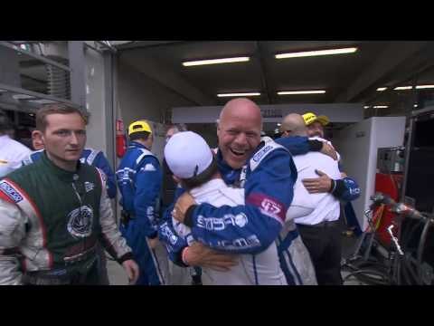 Euphoria after KC Motorgroup won the 24 Hours of Le Mans LMP2 Champion