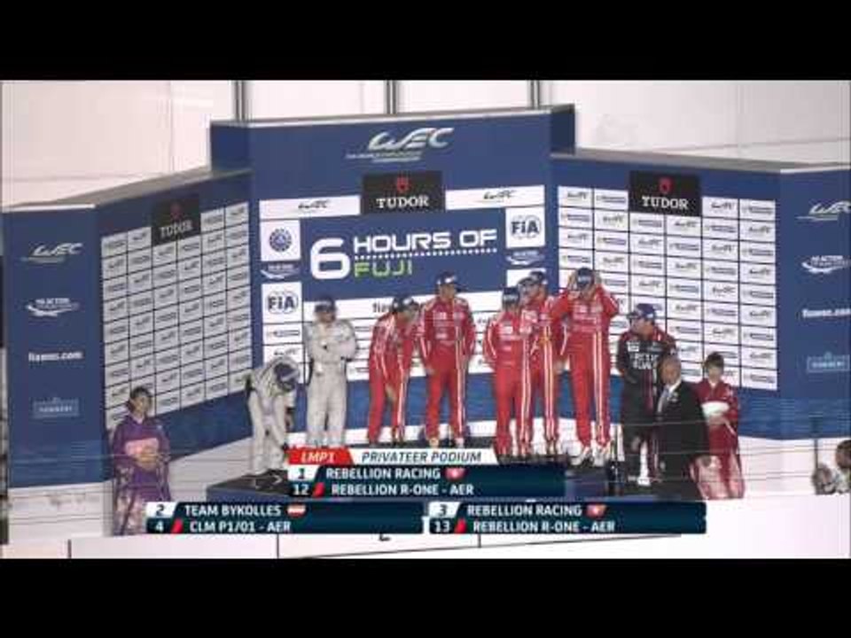 WEC 6 Hours of Fuji - LMP1 Privateer Podium