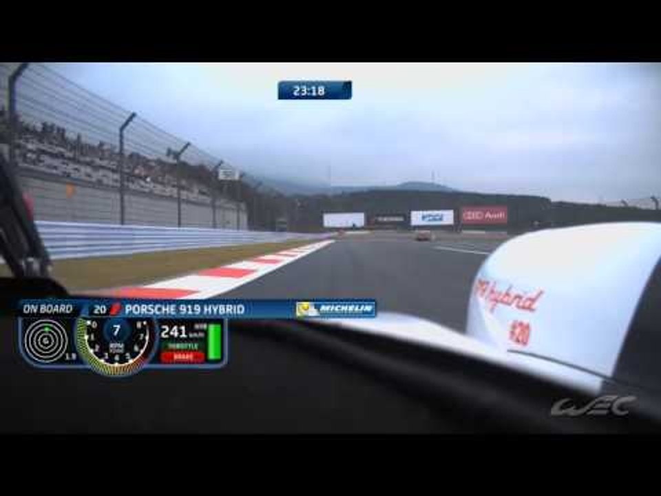 FIAWEC 6hFuji Porsche 919 Hybrid LMP1 #14 #20 Onboard lap