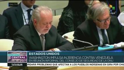 EEUU promueve injerencia contra Venezuela desde Consejo de Seguridad