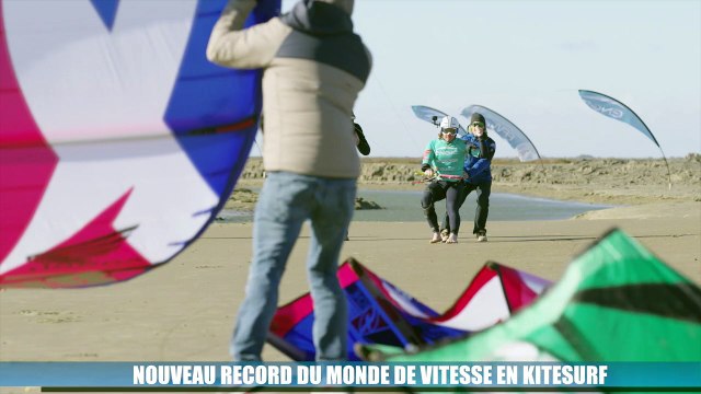 kitesurf : Alex Caizergues toujours plus rapide