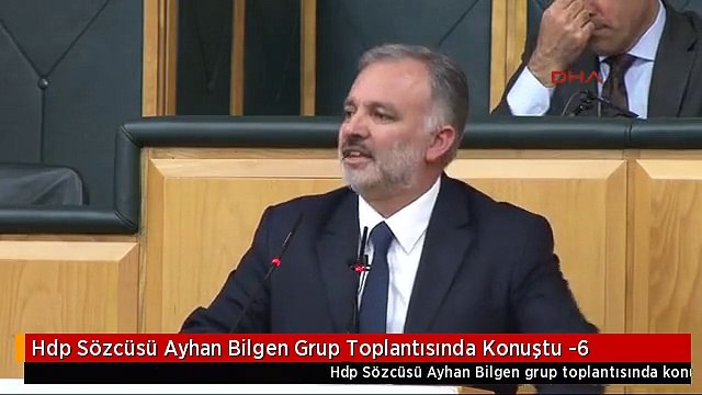 Hdp Sözcüsü Ayhan Bilgen Grup Toplantısında Konuştu -6