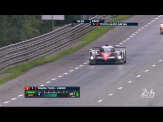 Toyota #5 in trouble while 5 minutes left from finish!!