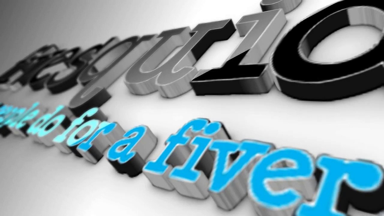 I Will Create A Classy 3d Logo Animation Intro Within 24hours