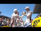 Joy for Porsche team after winning 24 Hours of Le Mans