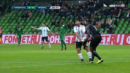 Argentina - Nigeria 1-0 Goal Ever Banega 14-11-2017