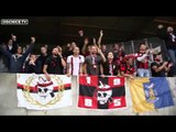 Les supporters niçois à Guingamp