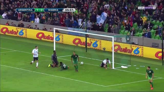 Aguero Goal Argentina vs Nigeria 2-0 14.11.2017