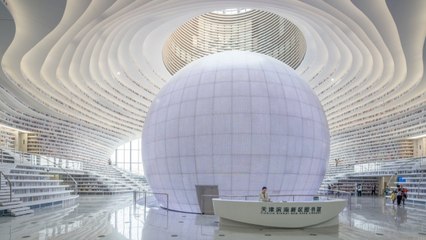 This magnificent library in China Is shaped like a giant eye