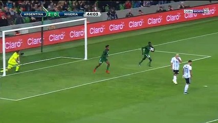 Argentina - Nigeria 2-1 Goal by Iheanacho 14-11-2017