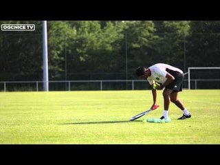 Entraînement des gardiens : quand Lionel Letizi sort la raquette...