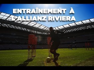 Entraînement à l'Allianz Riviera (jeudi 26 mars)