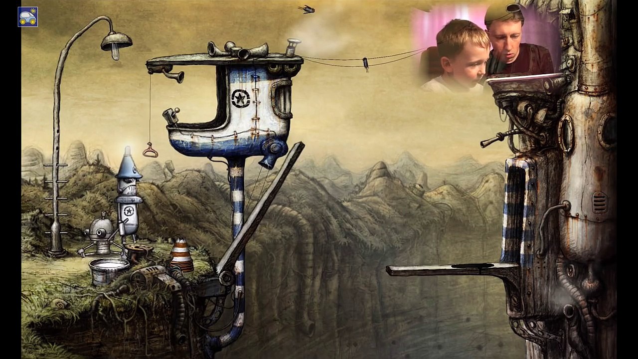 Машинариум — приключения маленького робота. Часть 1. Прохождение игры Machinarium. Картонка