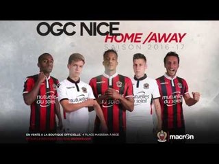 Nouveaux maillots OGC Nice 2016/2017