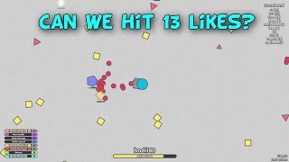 BECOMING THE BIGGEST TANK! EASY LEVEL UP AND MAX LEVEL (DIEP.IO or DIEPIO - NEW AGAR.IO/SLITHER.IO)