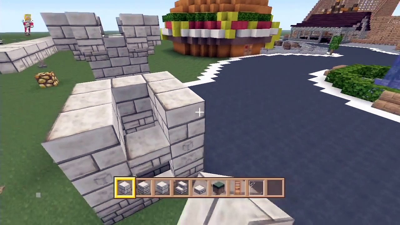 Minecraft :: Lets Build A Theme Park :: Front Ticket Gate :: E4