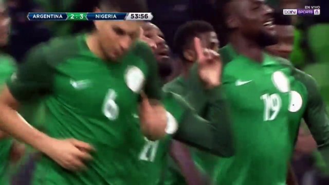 Brian Idowu Goal HD - Argentina 2 - 3 Nigeria - 14.11.2017 (Full Replay)