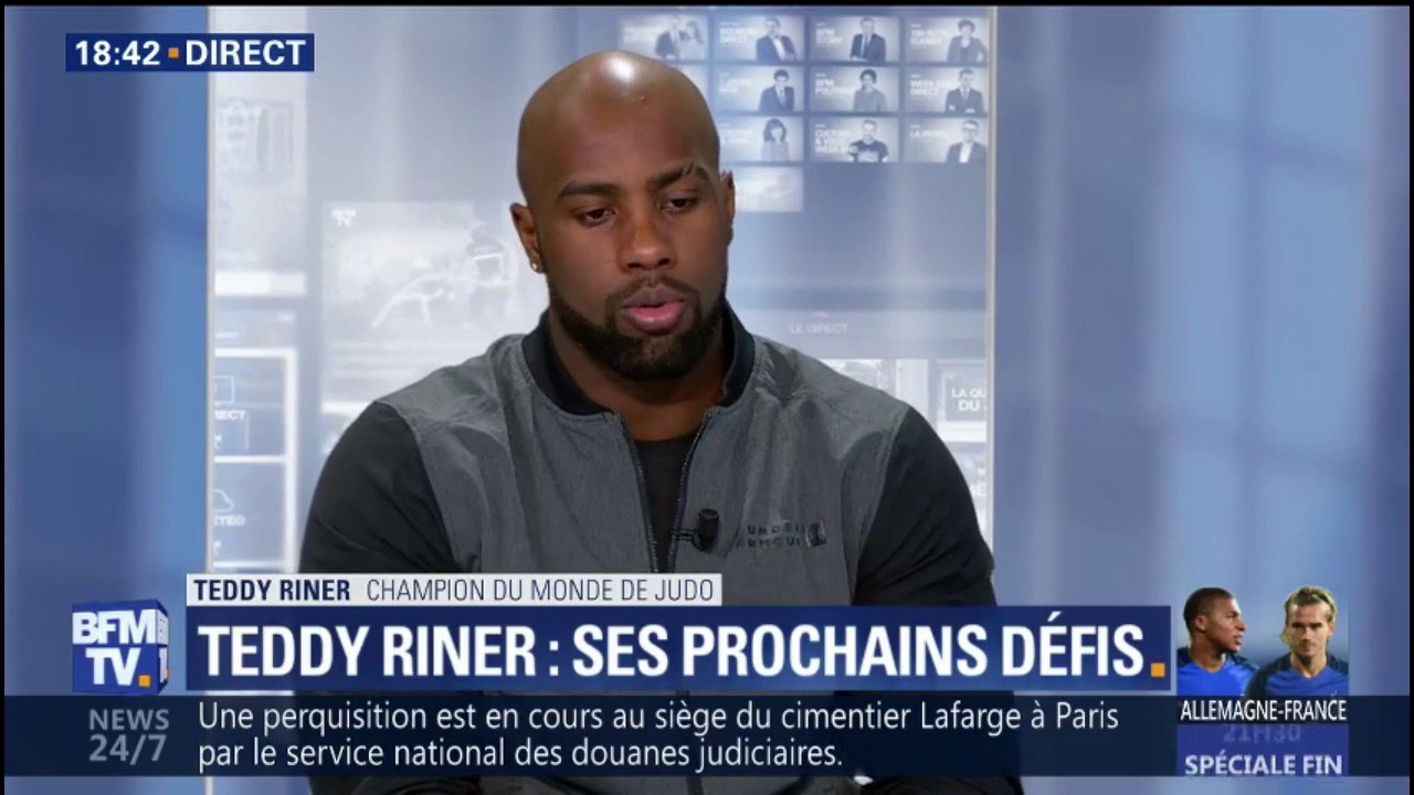 "J'aimerais bien gagner encore une médaille d'or olympique", confie Tedd Riner