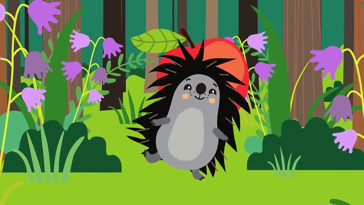 Веселая развивающая песня для детей - ЁЖИК - Мультики про животных для малышей