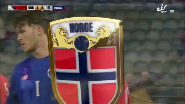 1-0 Martin Ødegaard Goal UEFA Euro U21 Qual. Group 5 - 14.11.2017 Norway U21 1-0 Ireland U21
