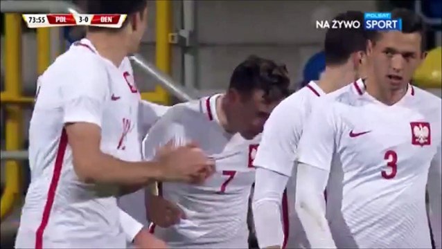 3-0 Szymon Żurkowski Goal UEFA Euro U21 Qual. Group 3 - 14.11.2017 Poland U21 3-0 Denmark U21