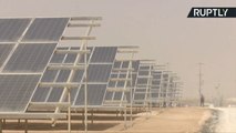 الأردن يطلق محطة للطاقة الشمسية في مخيم الزعتري