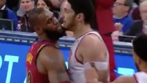 LeBron James SHOVES Enes Kanter After Heated Exchange, Kanter Calls LeBron a 